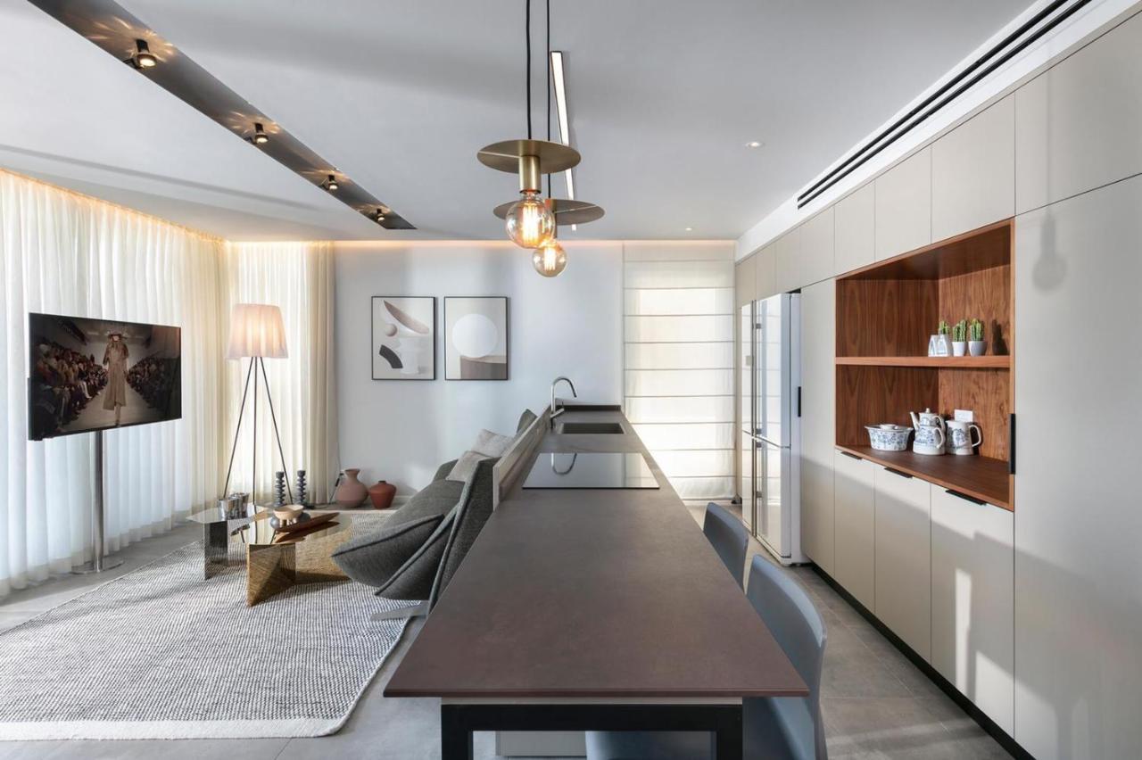 Beach Lux Apartment Хайфа Экстерьер фото